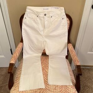 LOFT White Curvy High Waist Jeans